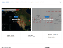 Tablet Screenshot of craigsmith.net